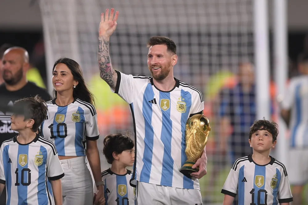 Messi y Antonella