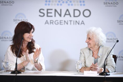 Cristina Kirchner y Estela de Carlotto