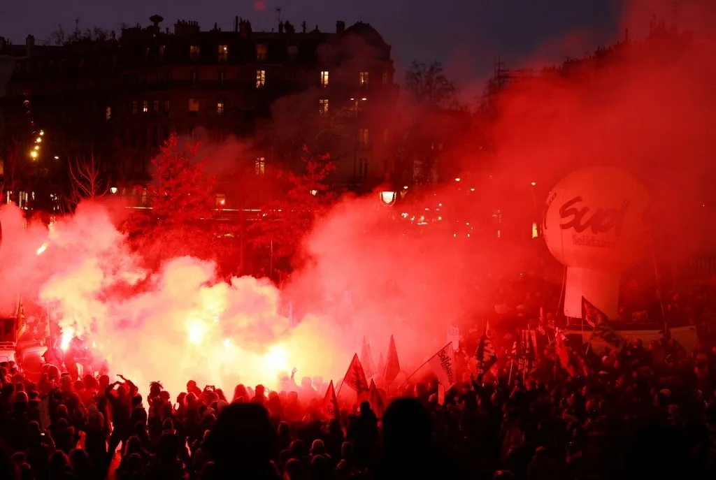 Protestas en París Francia