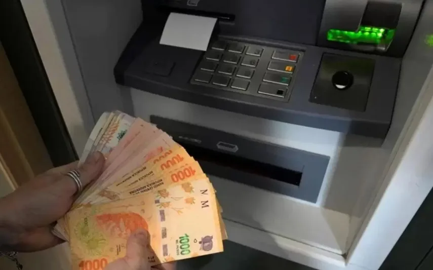 Billetes cajero automático mil pesos 1000 pesos