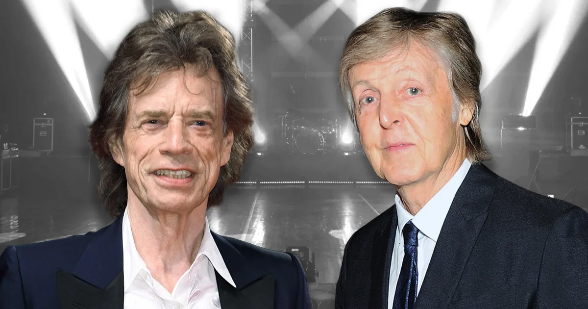 Paul McCartney Rolling Stones Mick Jagger