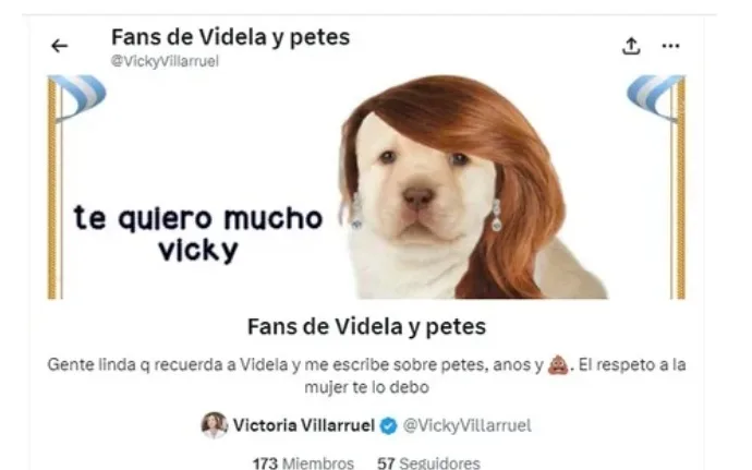 Victoria Villarruel petes Videla facebook